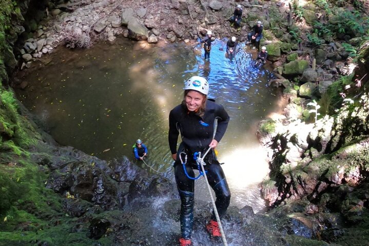 Canyoning experience in Ribeira dos Caldeiroes