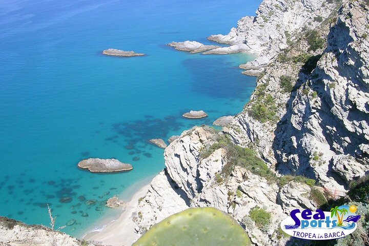 Tropea to Capo Vaticano, the Best Boat Tour. Max 8-12 Passengers
