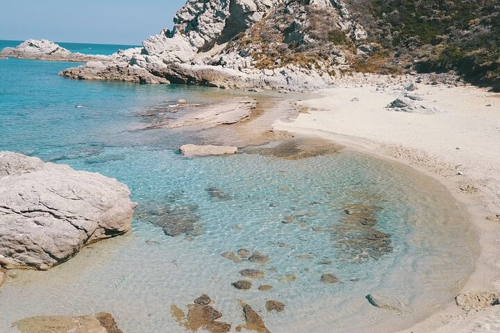 Tropea to Capo Vaticano, the Best Boat Tour. Max 8-12 Passengers