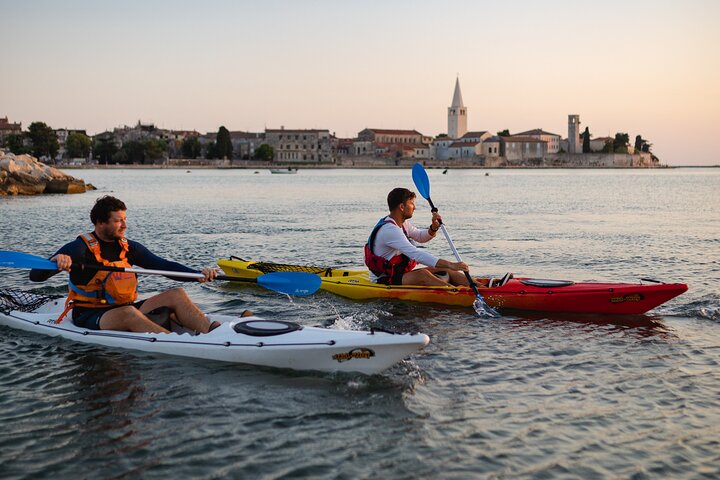Poreč sunset sea kayaking tour