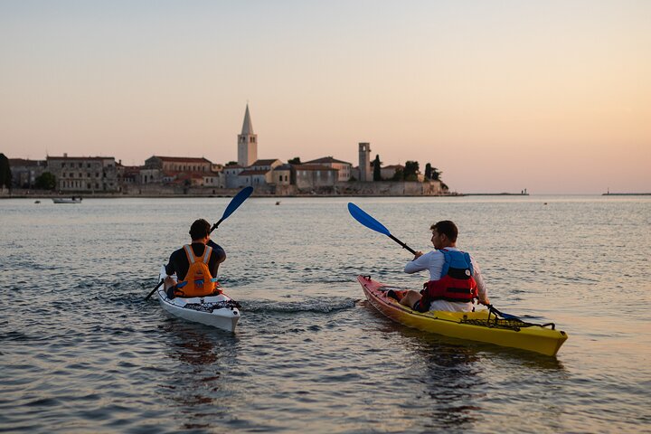 Poreč sunset sea kayaking tour