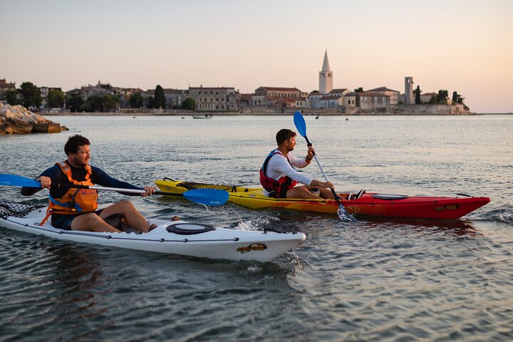 Poreč sunset sea kayaking tour