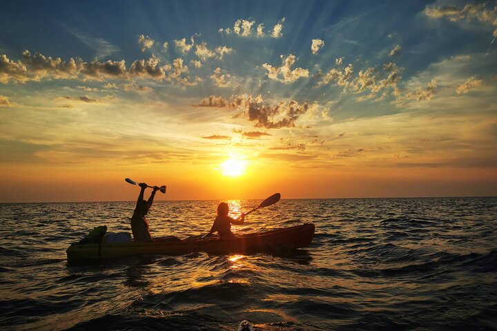 Poreč sunset sea kayaking tour