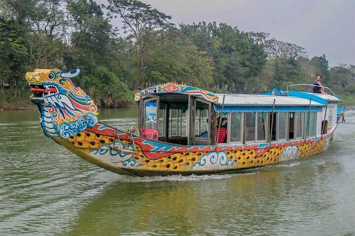 Hue: Custom Tour with Dragon Boat, Private Car & Motorbike