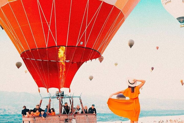 Sarıgerme Independent Pamukkale Tour With Hot Air Balloon Ride