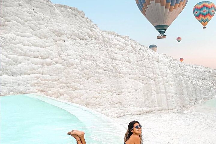 Sarıgerme Independent Pamukkale Tour With Hot Air Balloon Ride