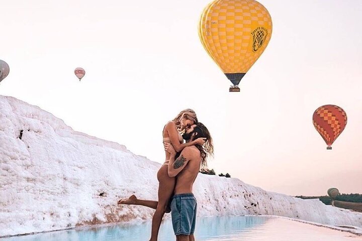 Sarıgerme Independent Pamukkale Tour With Hot Air Balloon Ride