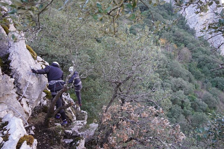 Via ferrata Stairway to heaven in La Hermida