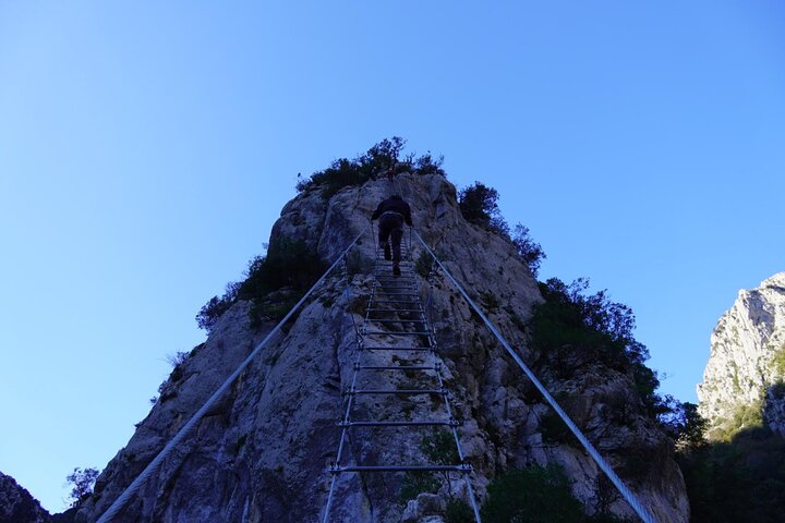 Via ferrata Stairway to heaven in La Hermida