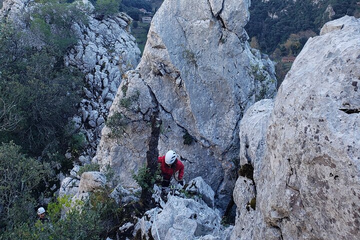 Via ferrata Stairway to heaven in La Hermida