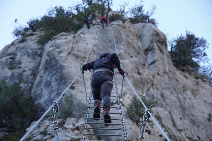 Via ferrata Stairway to heaven in La Hermida
