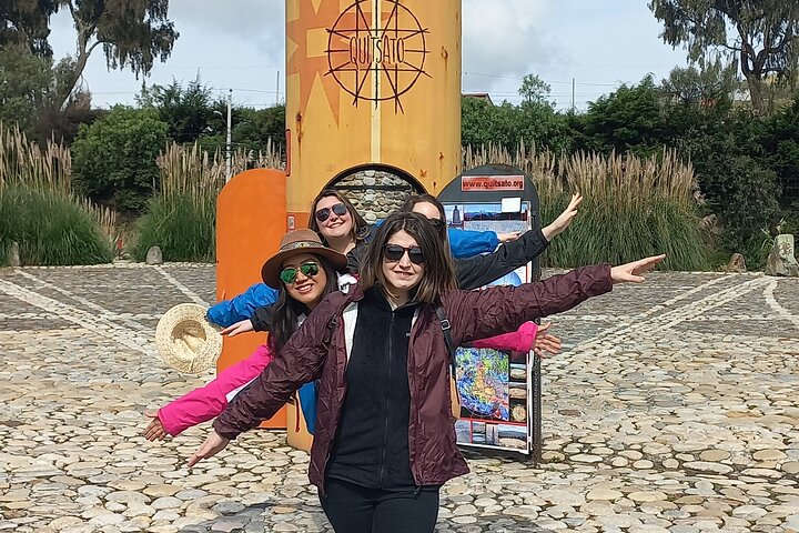 Otavalo Market, Art and Music with Middle of the World (Sundial)