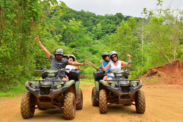 Ocean View Zip Line + 3hr ATV & Waterfalls Combo Tour