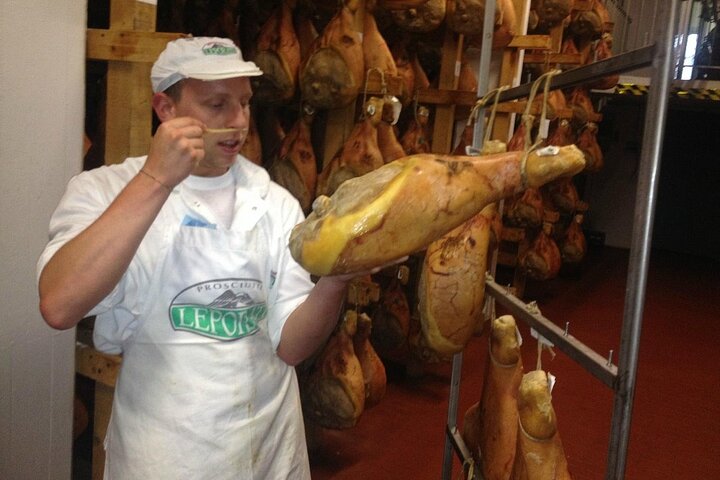 From Parma: Parmigiano,Prosciutto and winery Tour and tasting