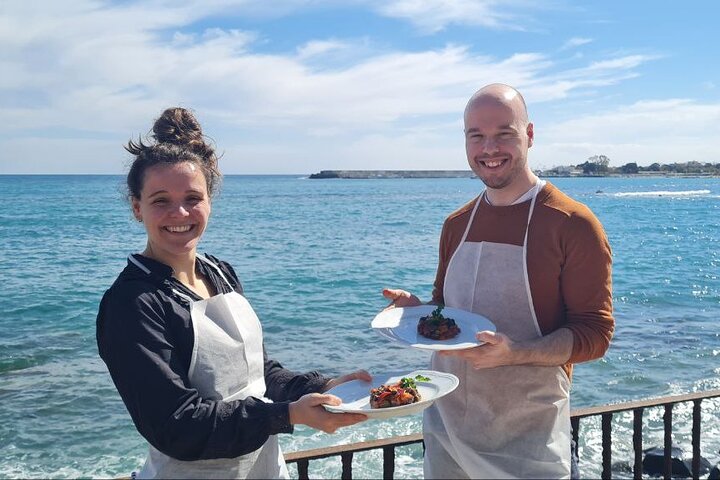 Sea View Sicilian Cooking Class with Chef Mimmo