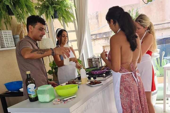 Sea View Sicilian Cooking Class with Chef Mimmo