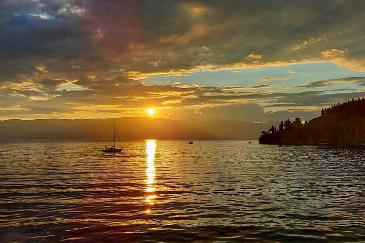 1.5 Hour Ohrid Lake Sunset Cruise