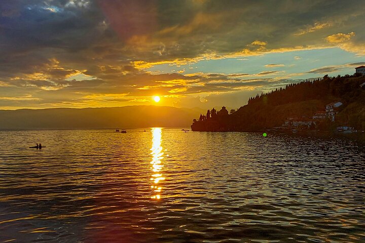 1.5 Hour Ohrid Lake Sunset Cruise