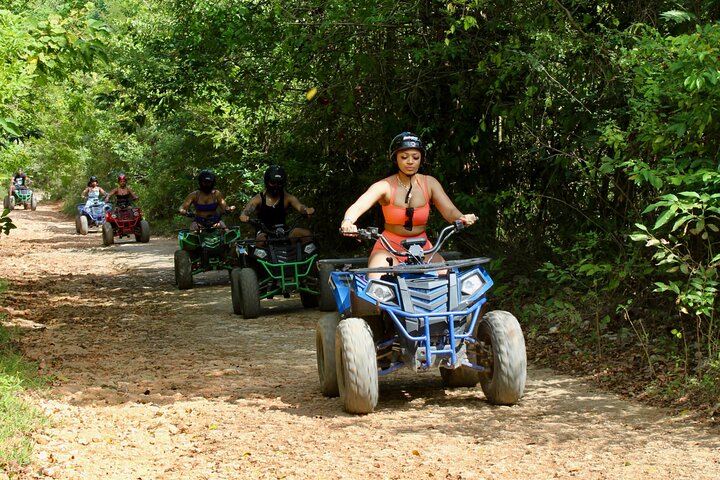 ATV, Bamboo Rafting, Horseback Ride n Swim Guided Tour