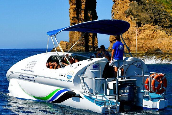 Glass Bottom Boat Tour & Snorkeling in São Miguel, Azores