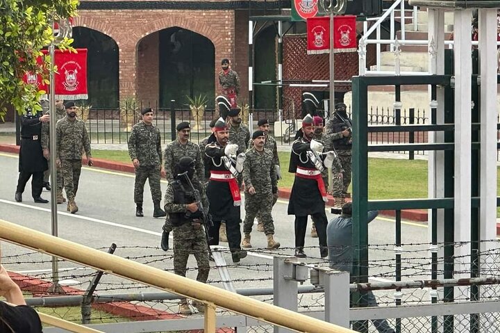 Amritsar Wagah Border Flag Ceremony.