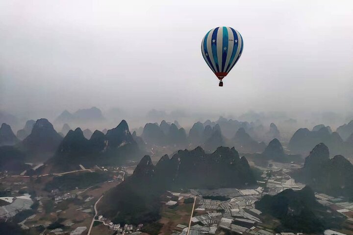 Yangshuo Hot Air Ballooning Sunrise/Sunset Experience Ticket