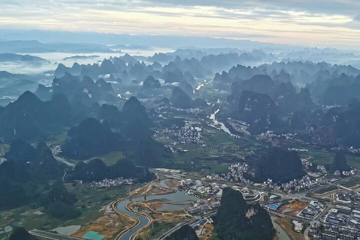 Yangshuo Hot Air Ballooning Sunrise/Sunset Experience Ticket