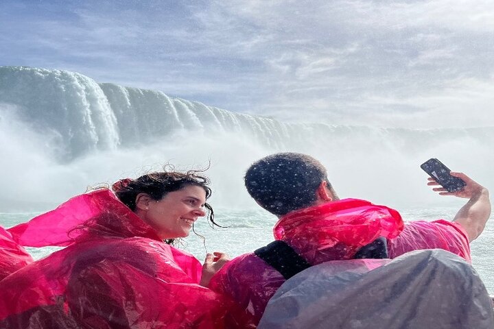 Niagara Falls Tour: Boat Cruise, Journey Behind Falls and Skylon