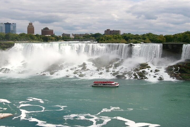 Niagara Falls Tour: Boat Cruise, Journey Behind Falls and Skylon
