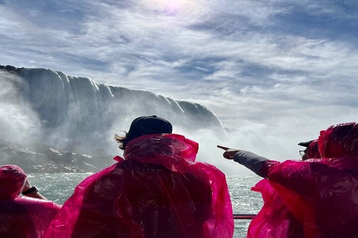 Niagara Falls Tour: Boat Cruise, Journey Behind Falls and Skylon