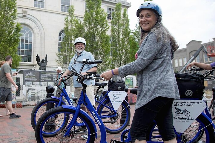 Asheville Historic Downtown Guided Electric Bike Tour with Scenic Views