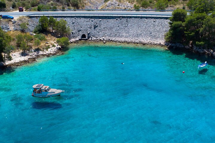 Private Boat Trip Swim and Chill in Crystal Blue Šibenik half day