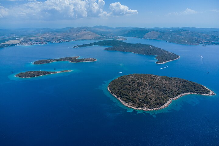 Private Boat Trip Swim and Chill in Crystal Blue Šibenik half day