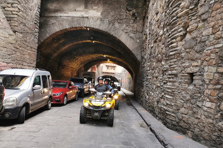 ATVs through the mountains and city of Guanajuato