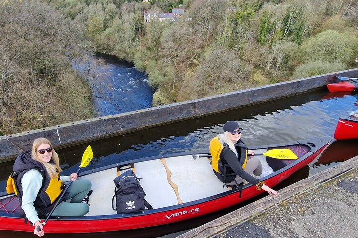 Canoe Trip Over the Pontcysyllte Aqueduct