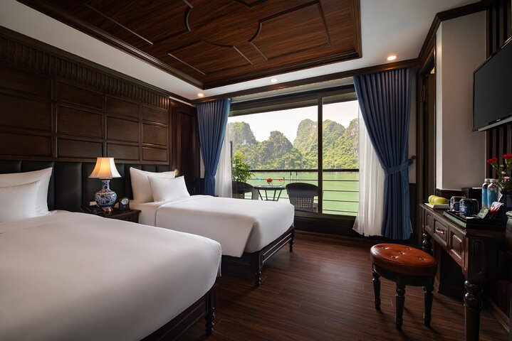 2-Day Ha Long-Lan Ha Bay-Bai Tu Long Bay 5 Star Cruises & Balcony