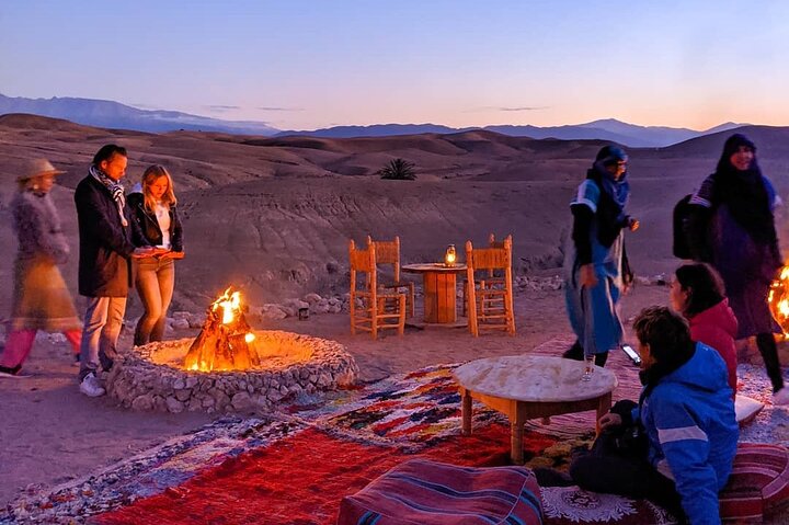 Agafay Desert - Quad camel and dinner show