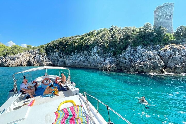Boat excursion to Gaeta with a stop for swimming and snorkeling 2 HOURS