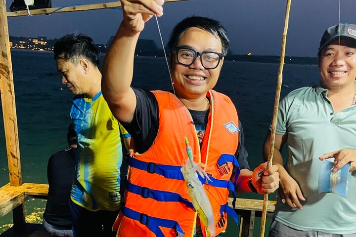Squid Fishing Tour at Nhon Ly, Vietnam
