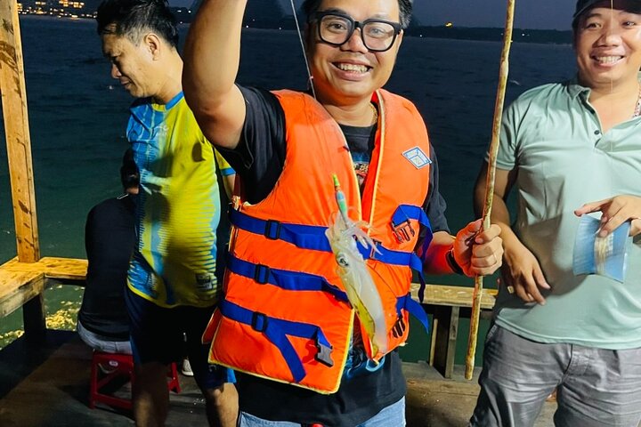Squid Fishing Tour at Nhon Ly, Vietnam