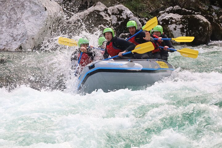 Soča River Rafting in Bovec with Professional Photo Service