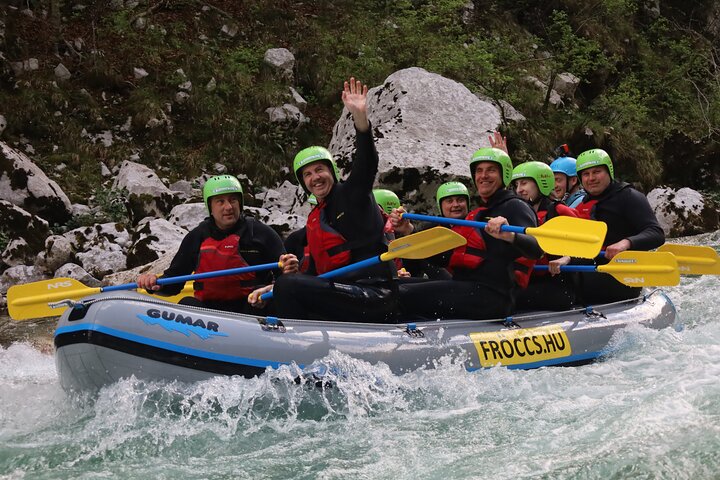 Soča River Rafting in Bovec with Professional Photo Service