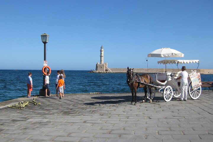 Arriving by cruise ship at Chania - Port of Souda