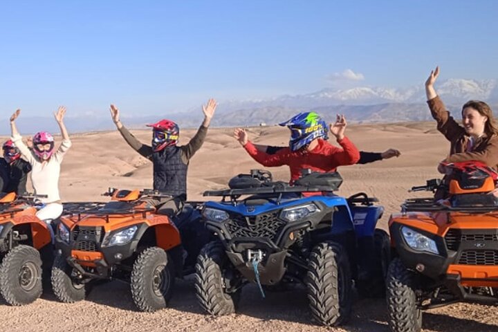 Agafay Desert Delights: Quad Biking, Camel Riding, Dinner Show