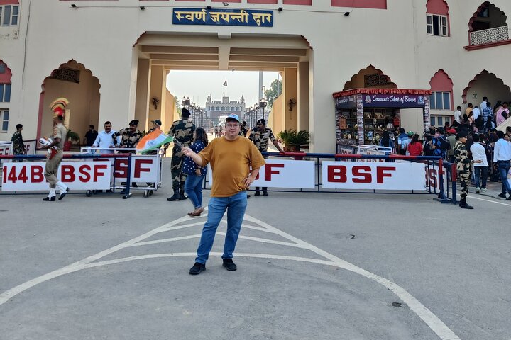 Amritsar Wagah Border Flag Ceremony.