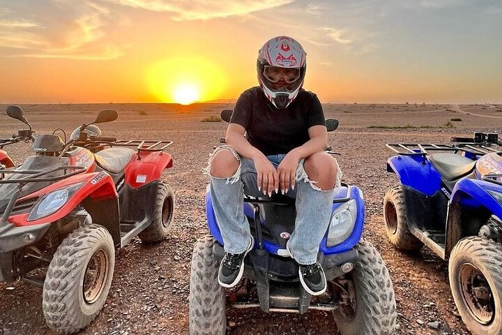Agafay Desert Delights: Quad Biking, Camel Riding, Dinner Show