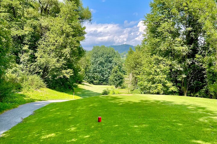 Private round of golf and golf swing Stegersbach