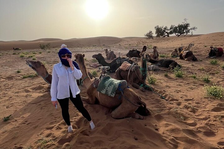 Erg Chegaga desert in Two days one night from Zagora