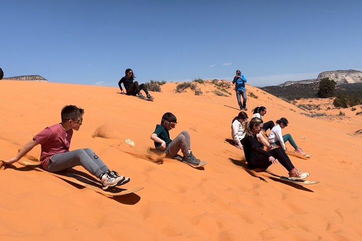 Slot Canyon Tour & Sandboarding UTV Adventure