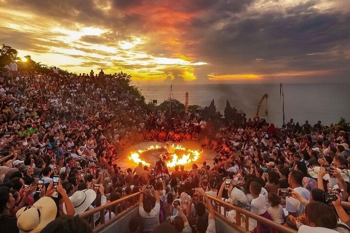 Kecak Fire Dance and Uluwatu Temple with Private Car Service